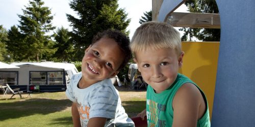 Kinderen kunnen heerlijk spelen op de autovrije kampeervelden op de Kienehoef