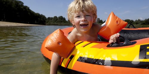 Dobberen op het meer op de Kienehoef