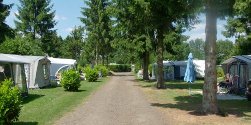 Kampeerplaatsen 211 tm 223, basiskampeerplaatsen op de Kienehoef