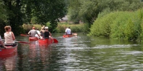 Kanoën op de Dommel nabij de Kienehoef