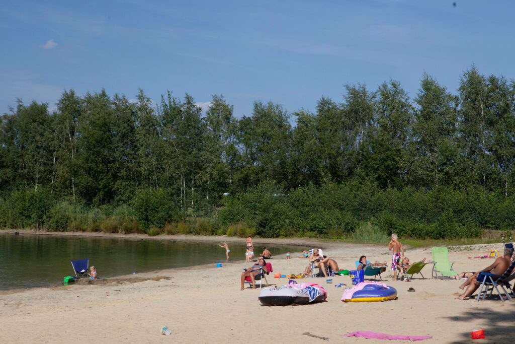 Camping met zwemvijver